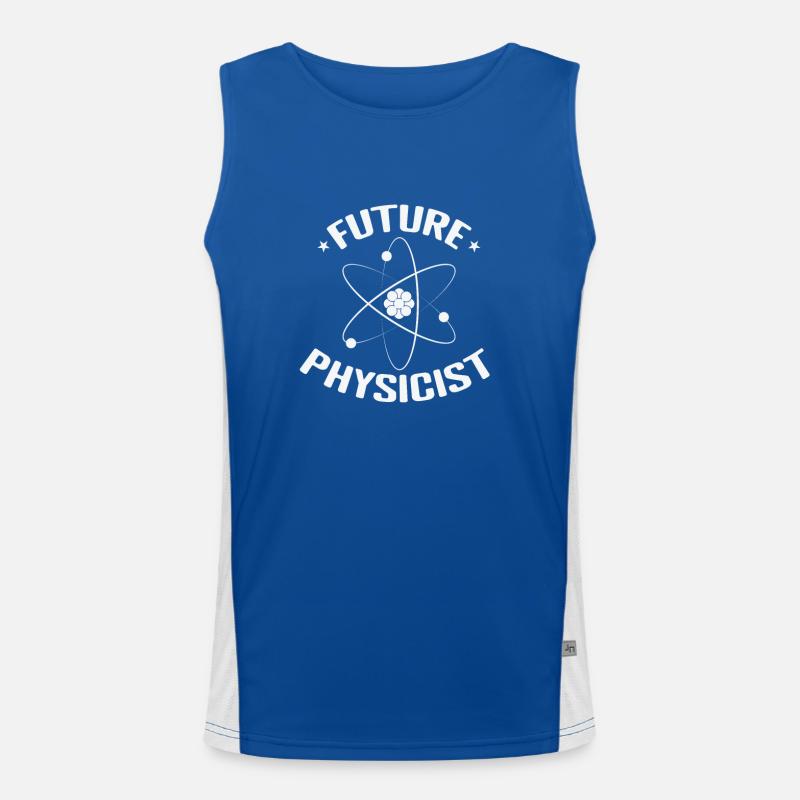 Future Physicist Natural Science Men's Functional Contrast Tank Top 
