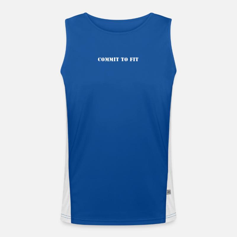 Fitness - Commit to fit Men's Functional Contrast Tank Top 