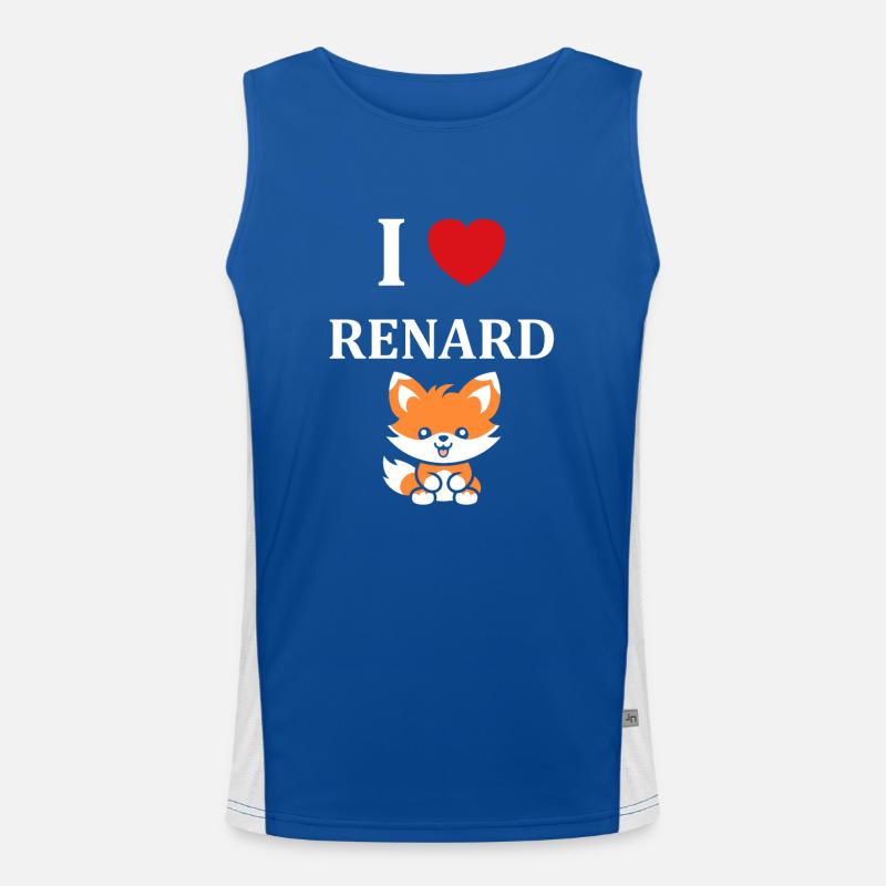 petit renard Débardeur respirant contrasté Homme 