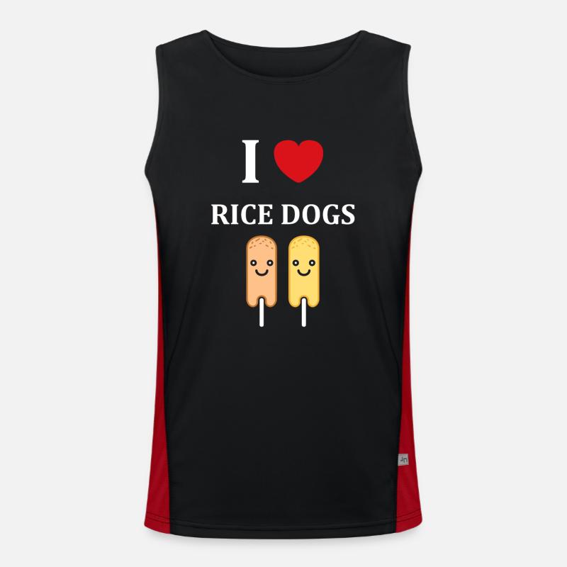 Mais Hundefutter Funktionelles Kontrast-Tank Top für Männer 