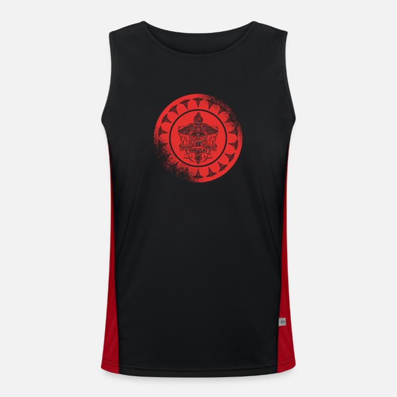 Chirurgisch-technischer Assistent Funktionelles Kontrast-Tank Top für Männer 