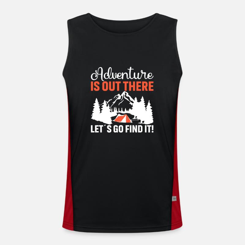 The adventure is out there, let's go look for it! Men's Functional Contrast Tank Top 