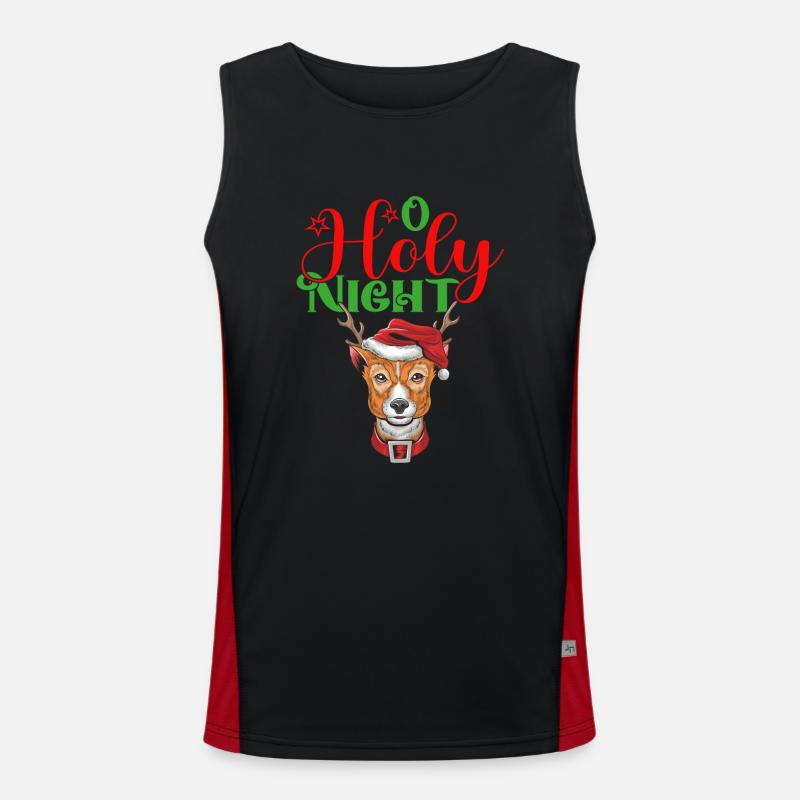O Holy Night Funktionelles Kontrast-Tank Top für Männer 