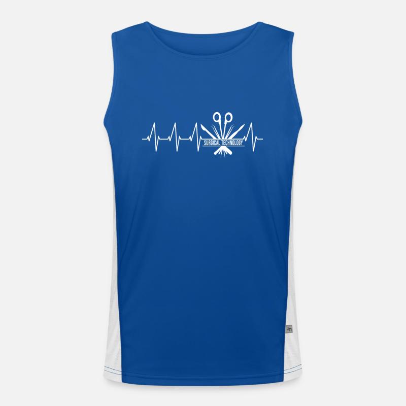 Surgical-Technical Assistant Surgeon Men's Functional Contrast Tank Top 