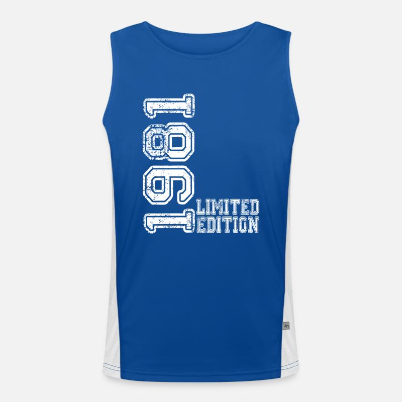 Limited Edition 1981 Funktionelles Kontrast-Tank Top für Männer 