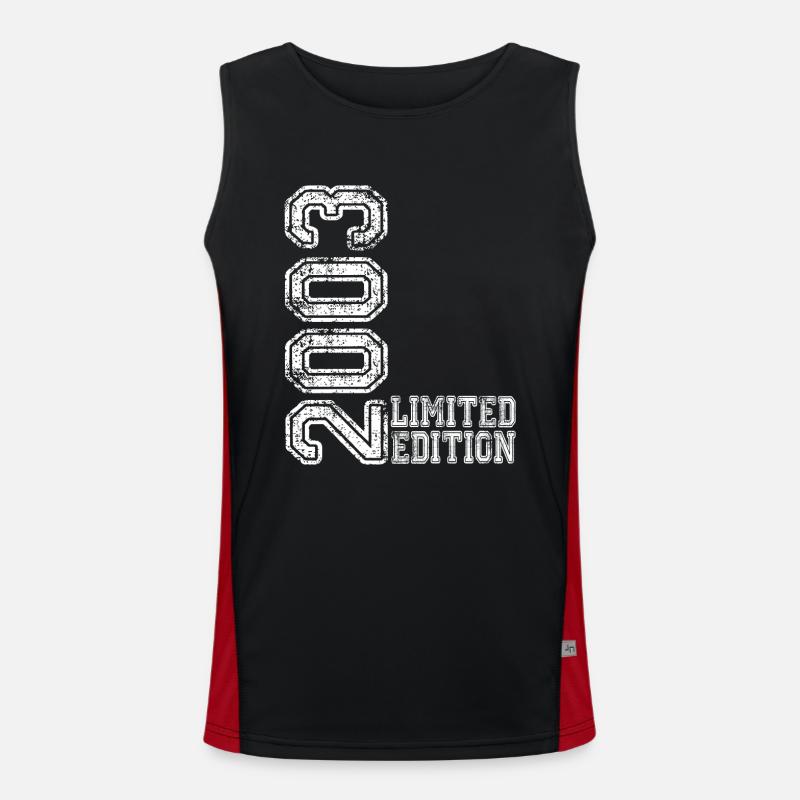 Limited Edition 2003 Funktionelles Kontrast-Tank Top für Männer 