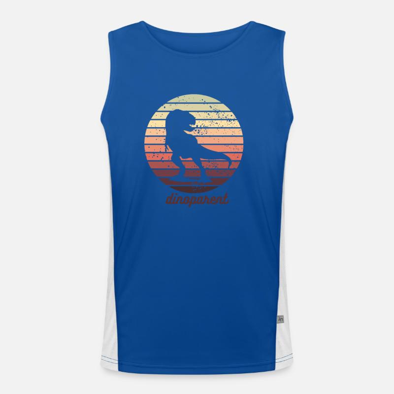 Dinoparent Men's Functional Contrast Tank Top 