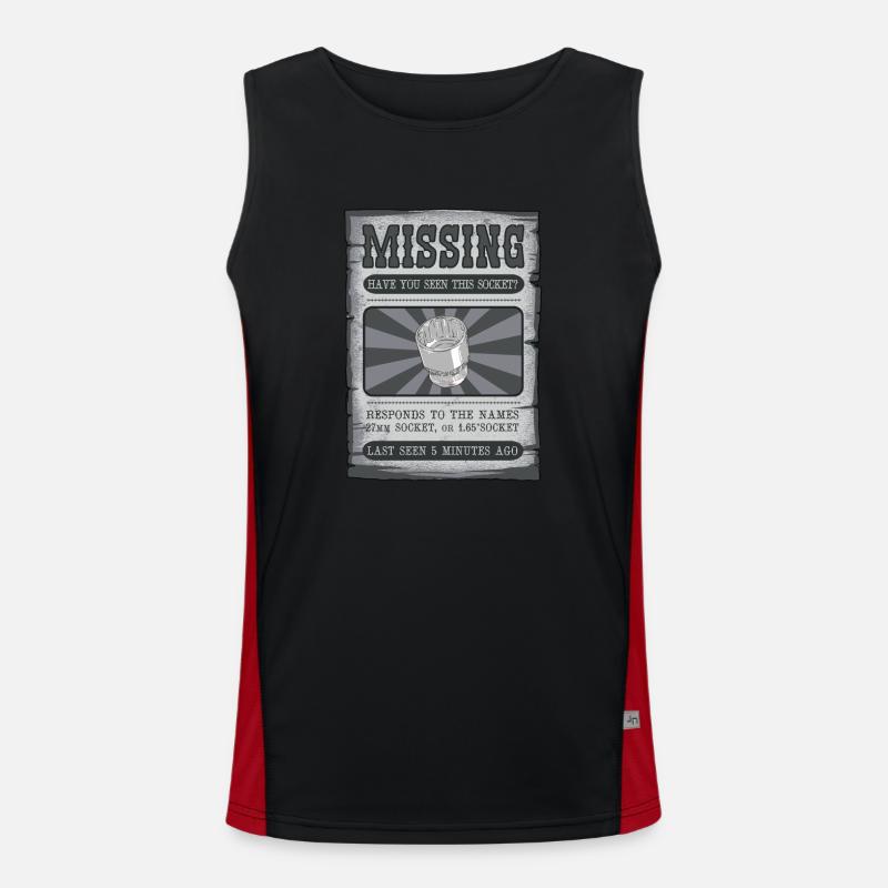 Mechatronics Engineer, Auto-Mechanic, Engineer Men's Functional Contrast Tank Top 