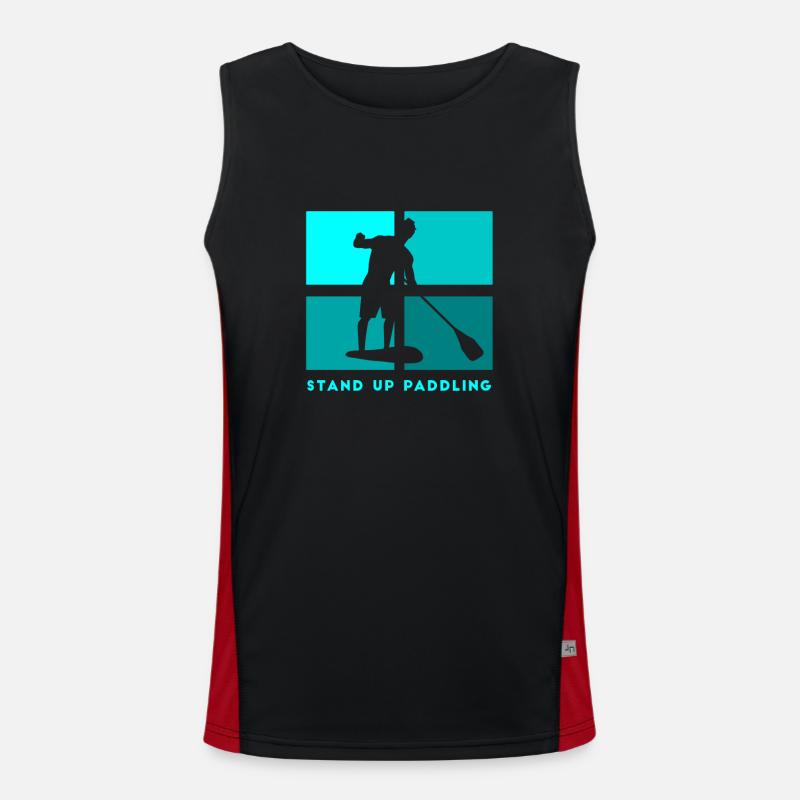 Planche de SUP paddle paddle supboard Stand Up Débardeur respirant contrasté Homme 