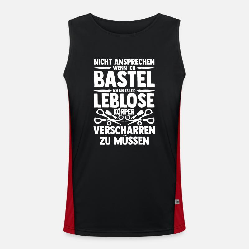 Bastler Basteln Funktionelles Kontrast-Tank Top für Männer 