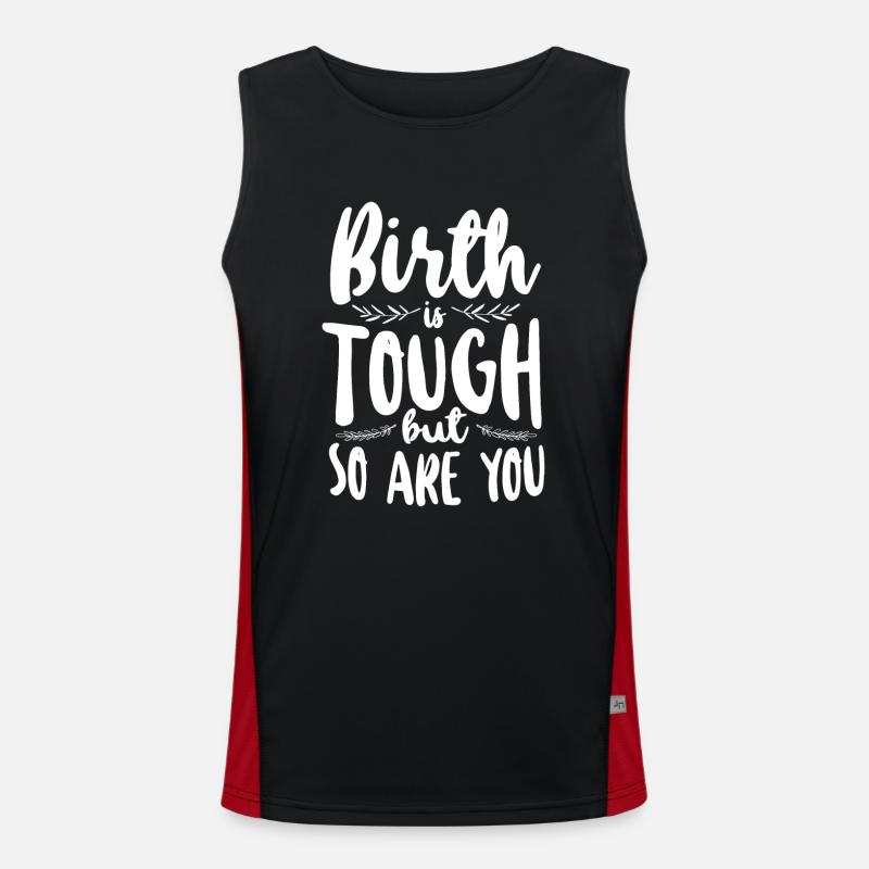 LD Labour And Delivery Nurse Men's Functional Contrast Tank Top 