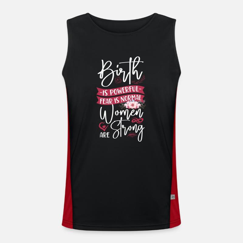 LD Labour And Delivery Nurse Men's Functional Contrast Tank Top 
