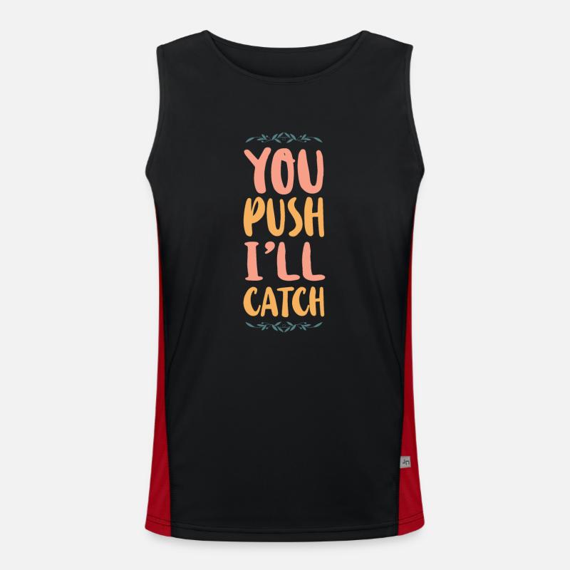 LD Labour And Delivery Nurse Men's Functional Contrast Tank Top 