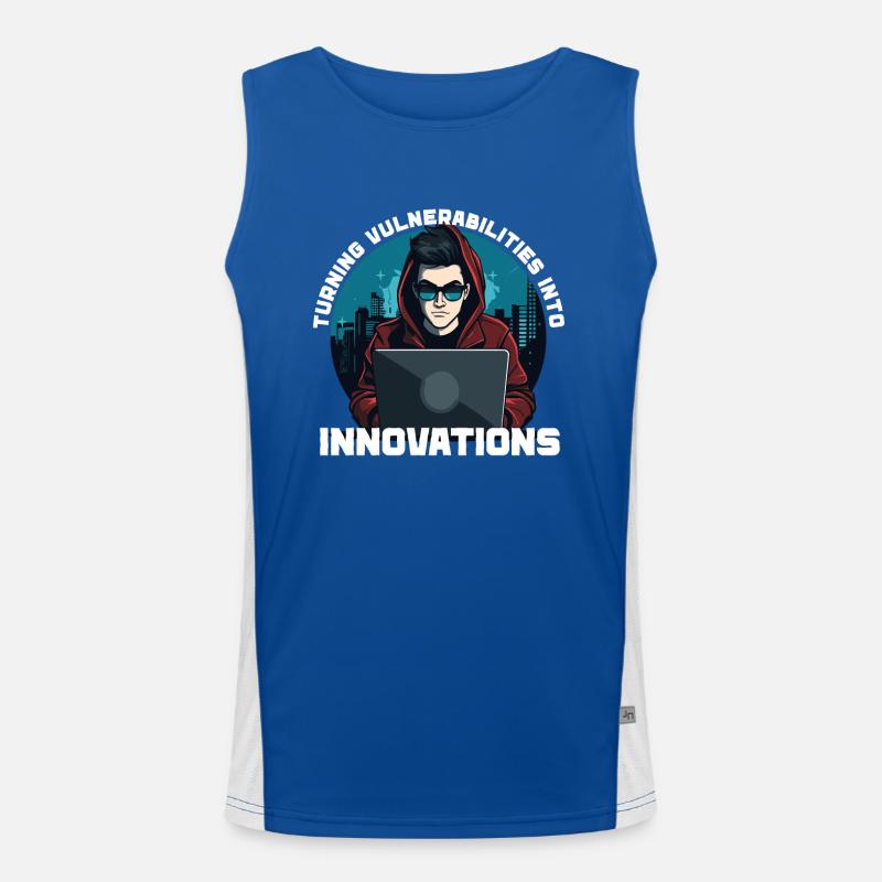 Ethical Hacking Analyst Ethical Cyber Security Funktionelles Kontrast-Tank Top für Männer 