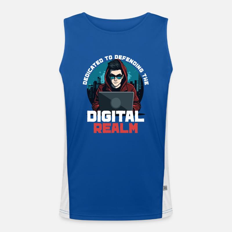 Ethical Hacking Analyst Ethical Cyber Security Funktionelles Kontrast-Tank Top für Männer 
