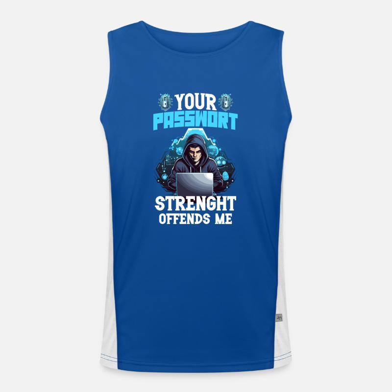 Ethical Hacking Analyst Ethical Cyber Security Funktionelles Kontrast-Tank Top für Männer 