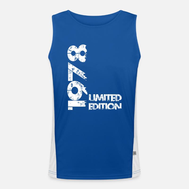 Limited Edition 1978 Funktionelles Kontrast-Tank Top für Männer 
