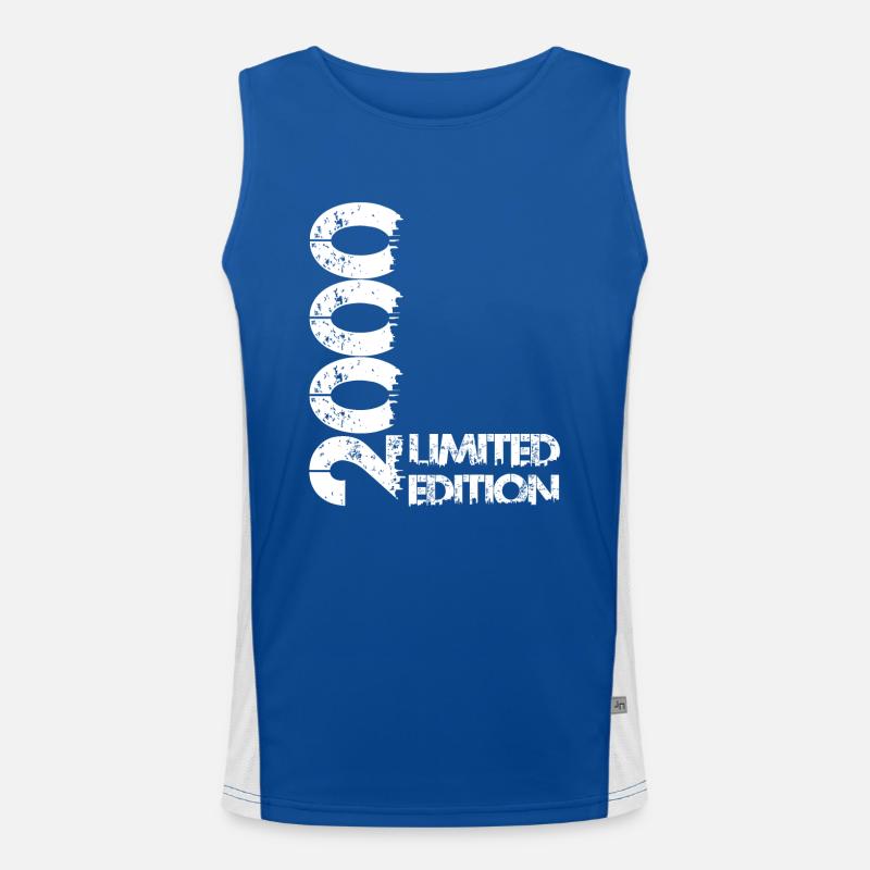 Limited Edition 2000 Funktionelles Kontrast-Tank Top für Männer 
