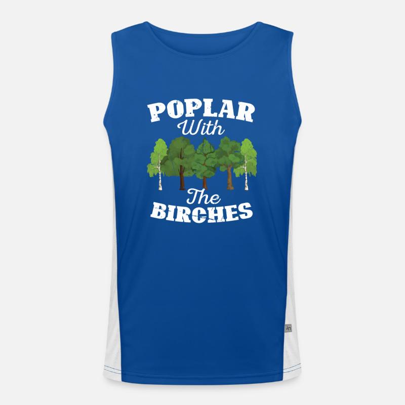 Lumberjack Chainsaw Arborist Men's Functional Contrast Tank Top 