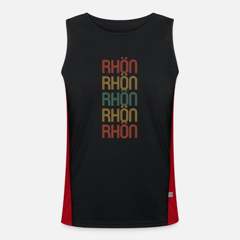 Rhön Funktionelles Kontrast-Tank Top für Männer 