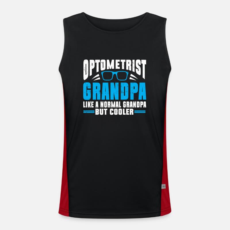 Optometrist Optometrist Optometry Men's Functional Contrast Tank Top 