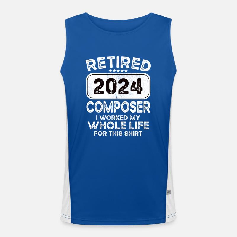 Retired Composer 2024 Men's Functional Contrast Tank Top 