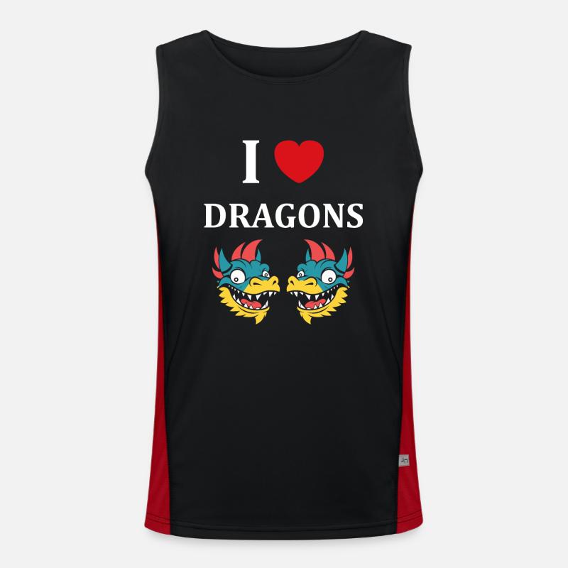 Bébé dragon Débardeur respirant contrasté Homme 