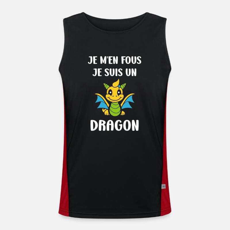 Bébé dragon Débardeur respirant contrasté Homme 