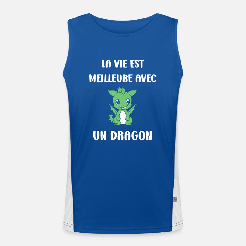 Bébé dragon Débardeur respirant contrasté Homme 
