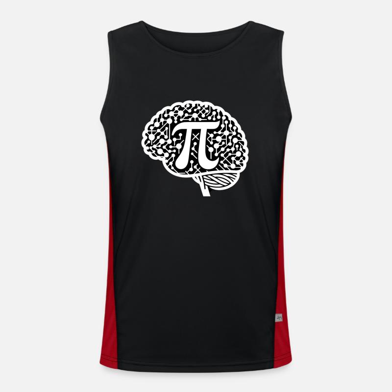Funny Pi Day 2024 3,14 Pi Number Symbol Math Funktionelles Kontrast-Tank Top für Männer 
