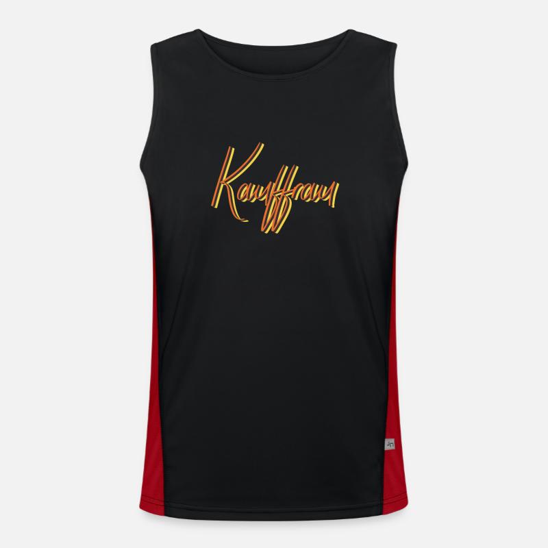 Einzelhändler Abschluss-Geschenk Kauffrau Funktionelles Kontrast-Tank Top für Männer 