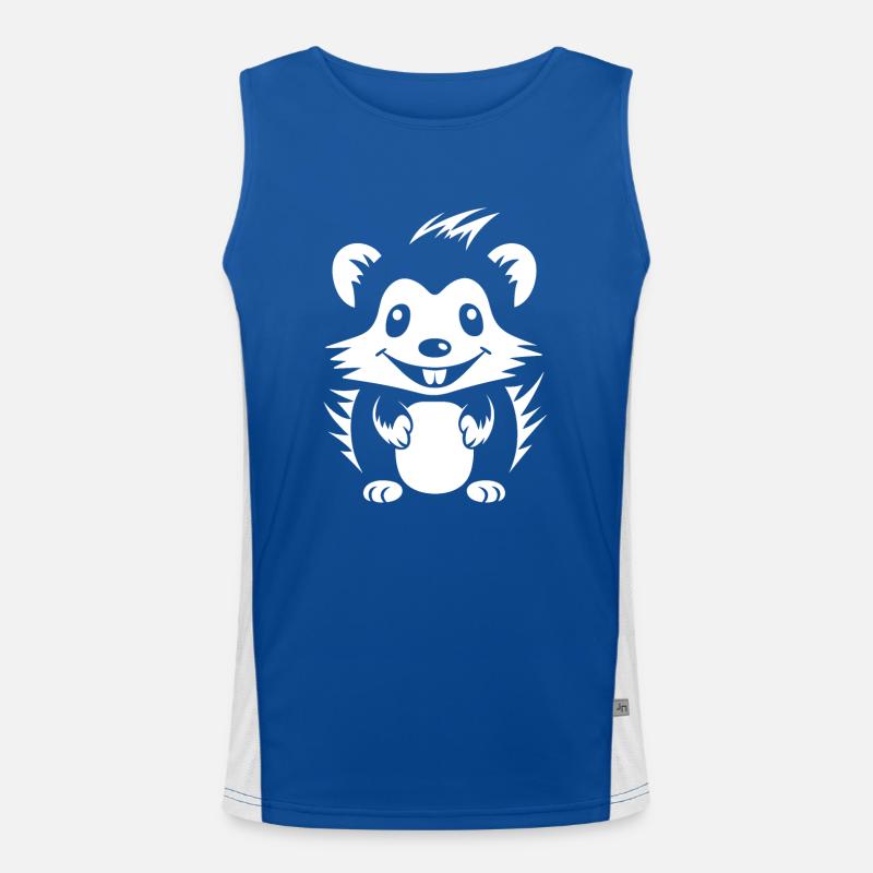 Stinktier Funktionelles Kontrast-Tank Top für Männer 