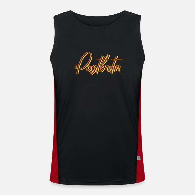 Postboten Abschluss-Geschenk Postbote Postbotin Funktionelles Kontrast-Tank Top für Männer 