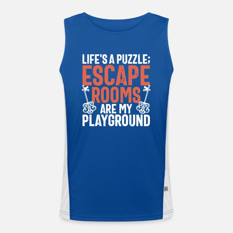 Escape Room Men's Functional Contrast Tank Top 