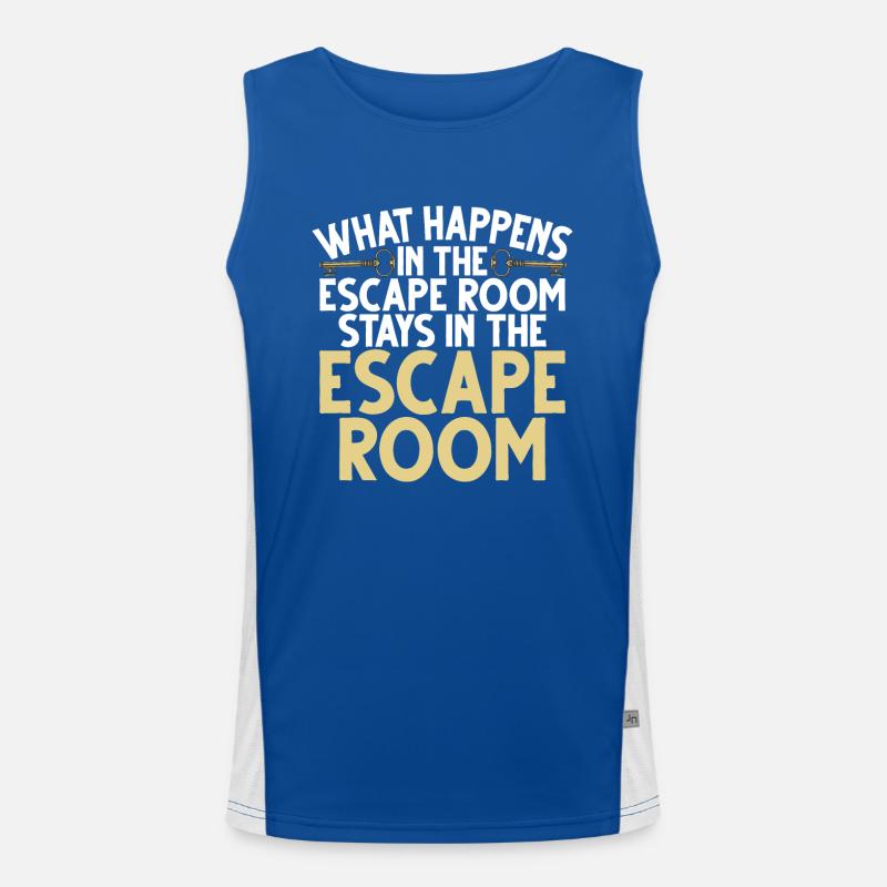 Salle d’évasion Débardeur respirant contrasté Homme 