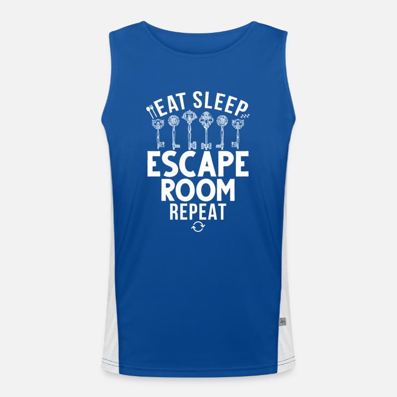 Salle d’évasion Débardeur respirant contrasté Homme 