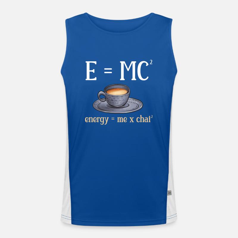 Chai Tee Masala Chai Funktionelles Kontrast-Tank Top für Männer 