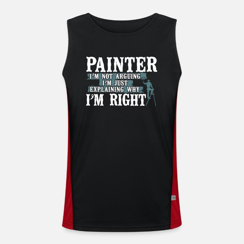 House Painter Decorator Painter Funktionelles Kontrast-Tank Top für Männer 