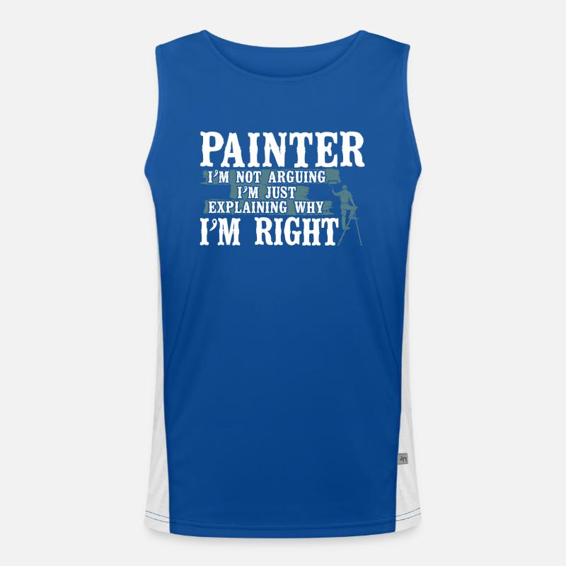 House Painter Decorator Painter Funktionelles Kontrast-Tank Top für Männer 