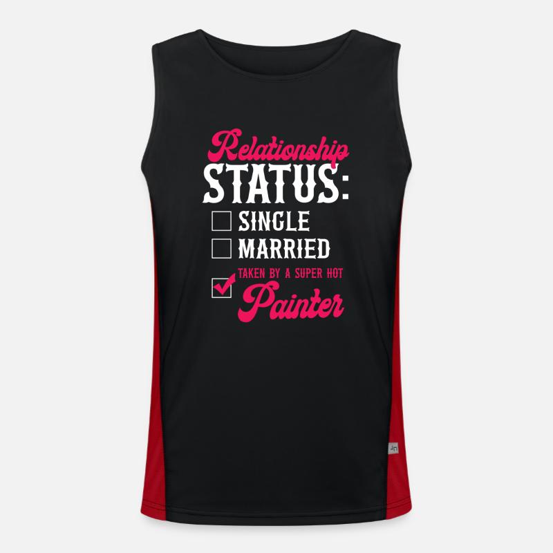 House Painter Decorator Girlfriend Funktionelles Kontrast-Tank Top für Männer 