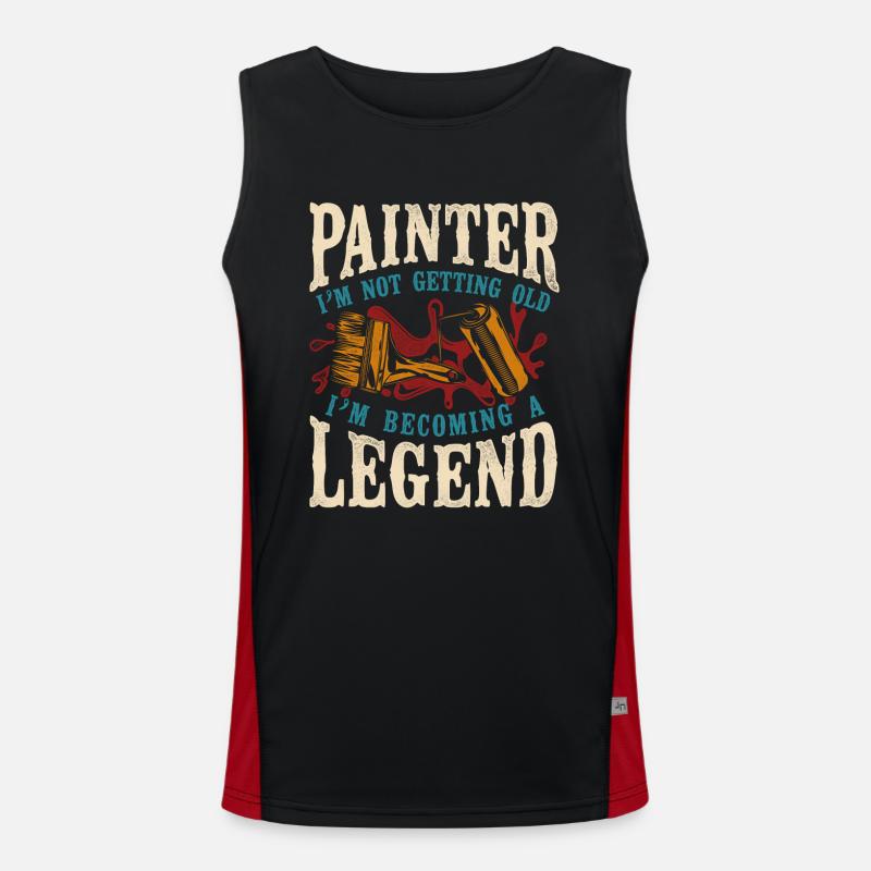House Painter Decorator Painter Funktionelles Kontrast-Tank Top für Männer 