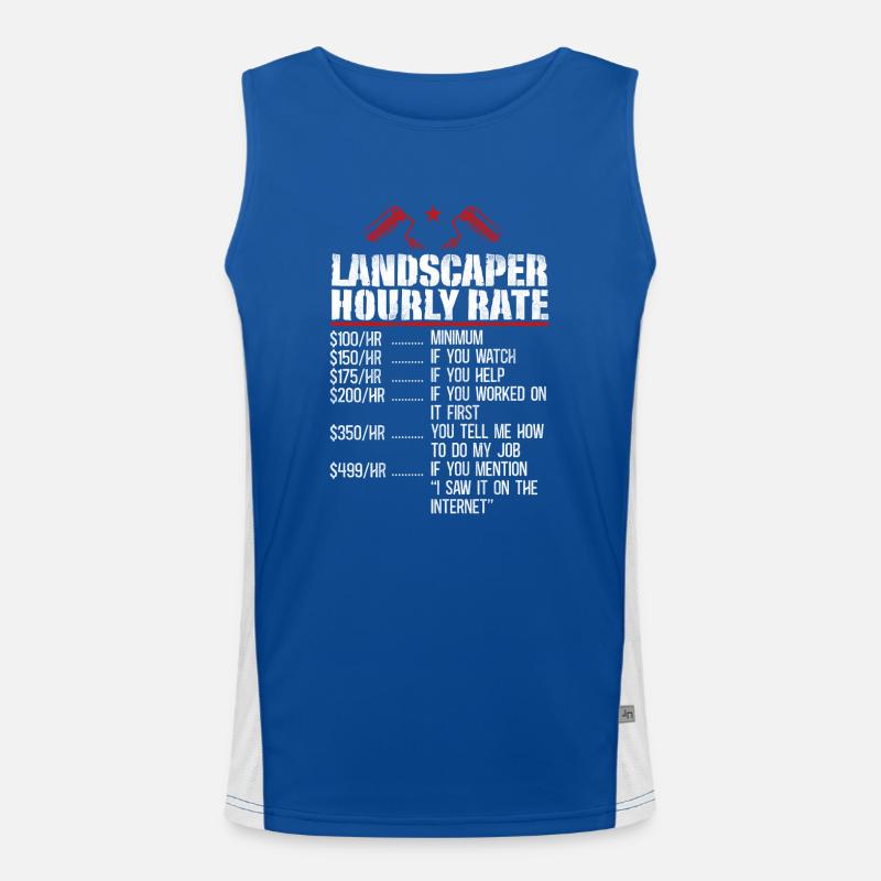 House Painter Decorator Hourly Funktionelles Kontrast-Tank Top für Männer 