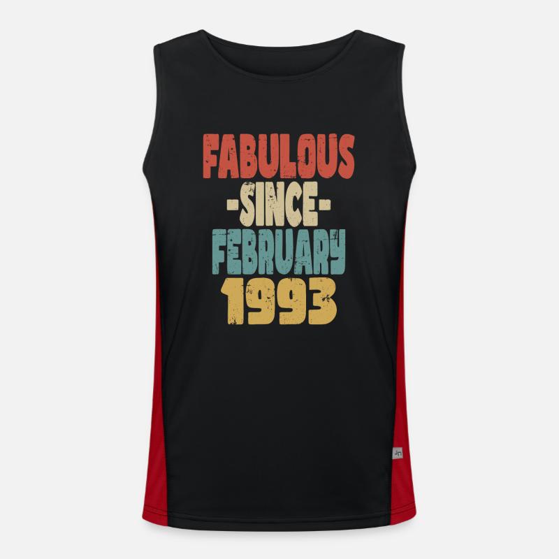 Fabuleux Février 1993 Débardeur respirant contrasté Homme 