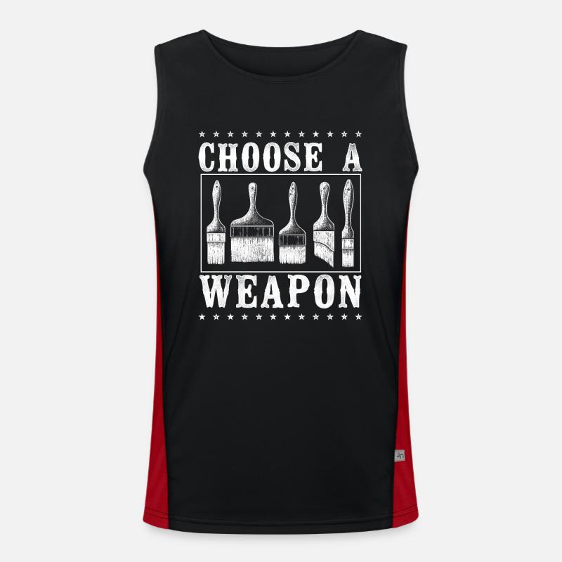 House Painter Decorator Paint Funktionelles Kontrast-Tank Top für Männer 