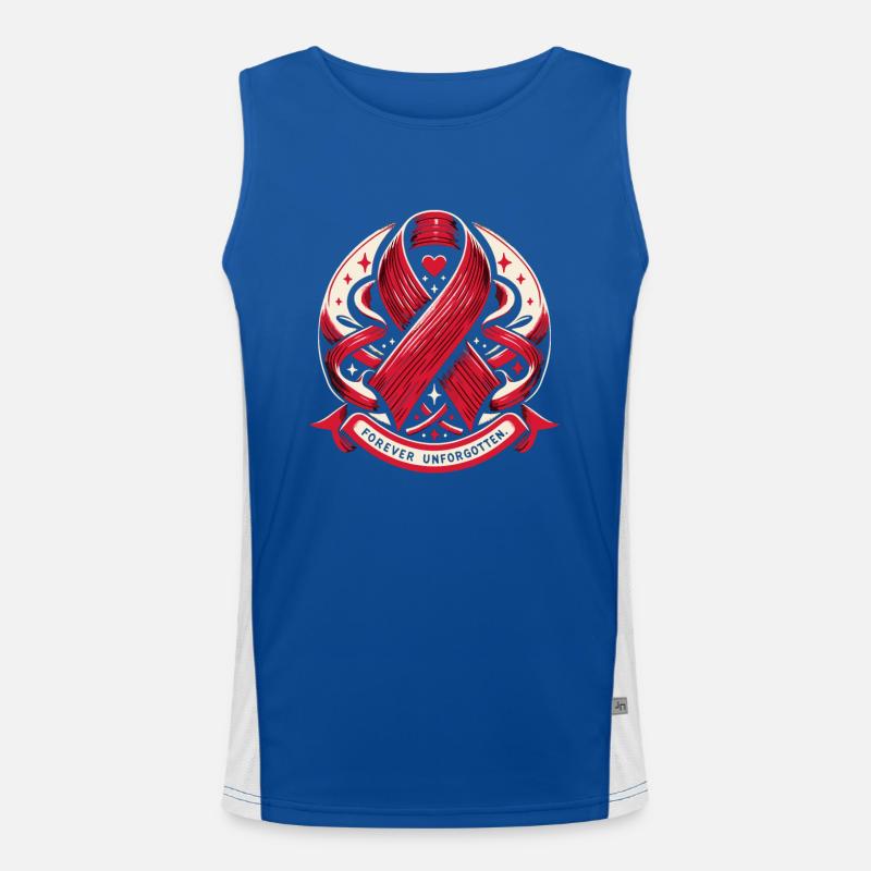 Schlaganfall-überlebende Schlaganfall-bewusstsein Funktionelles Kontrast-Tank Top für Männer 