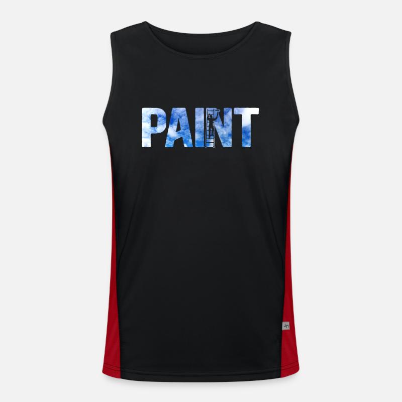 House Painter Decorator Paint Funktionelles Kontrast-Tank Top für Männer 