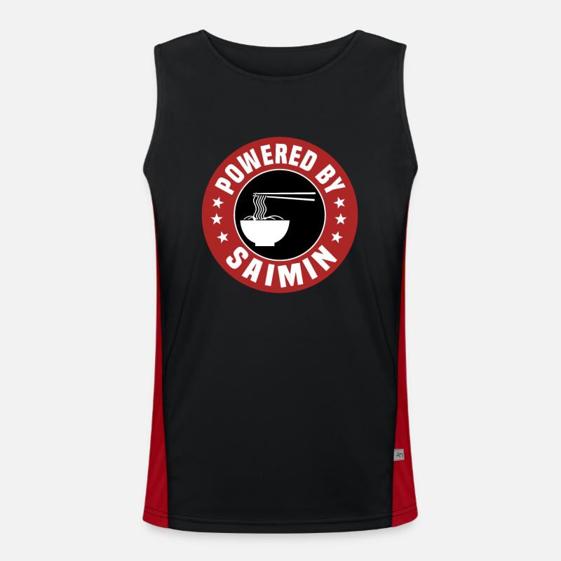 Powered by Saimin Men's Functional Contrast Tank Top 