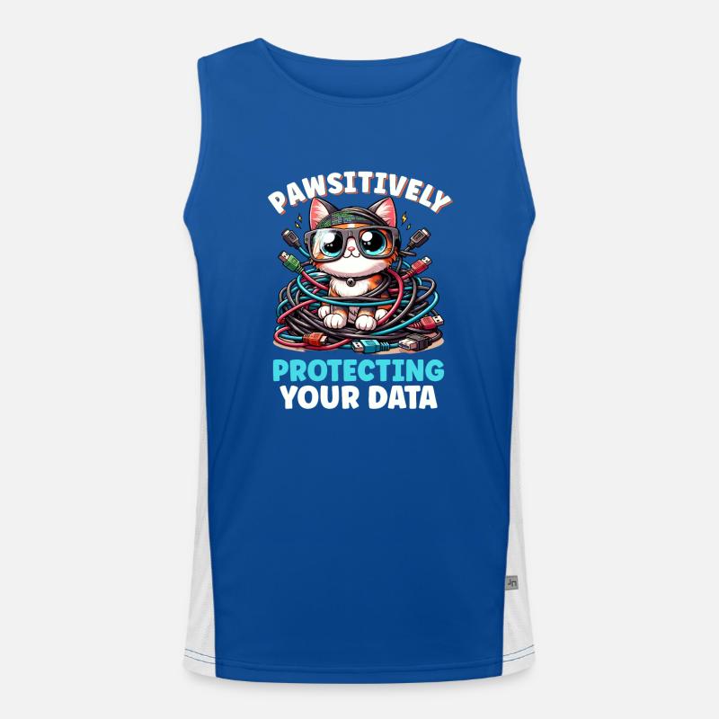 Ethical Hacking Analyst Ethical Cyber Security Funktionelles Kontrast-Tank Top für Männer 