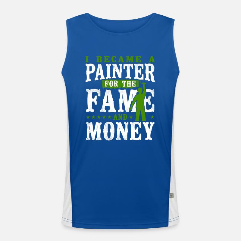 House Painter Decorator I Became A Men's Functional Contrast Tank Top 