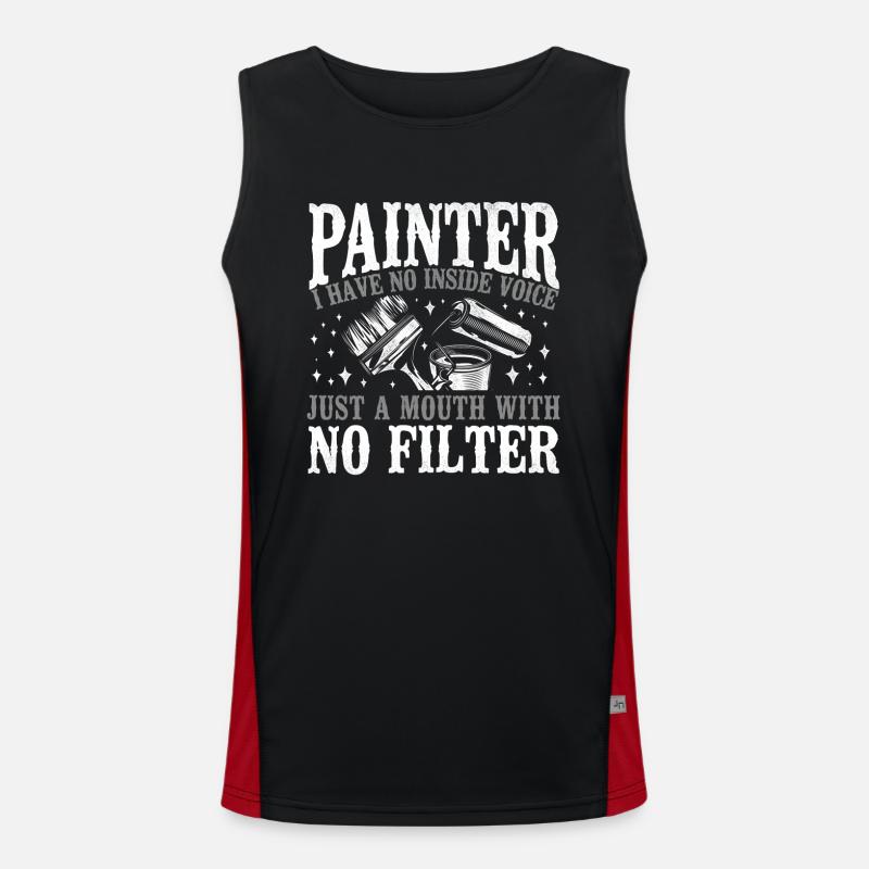 House Painter Decorator Painter I Funktionelles Kontrast-Tank Top für Männer 